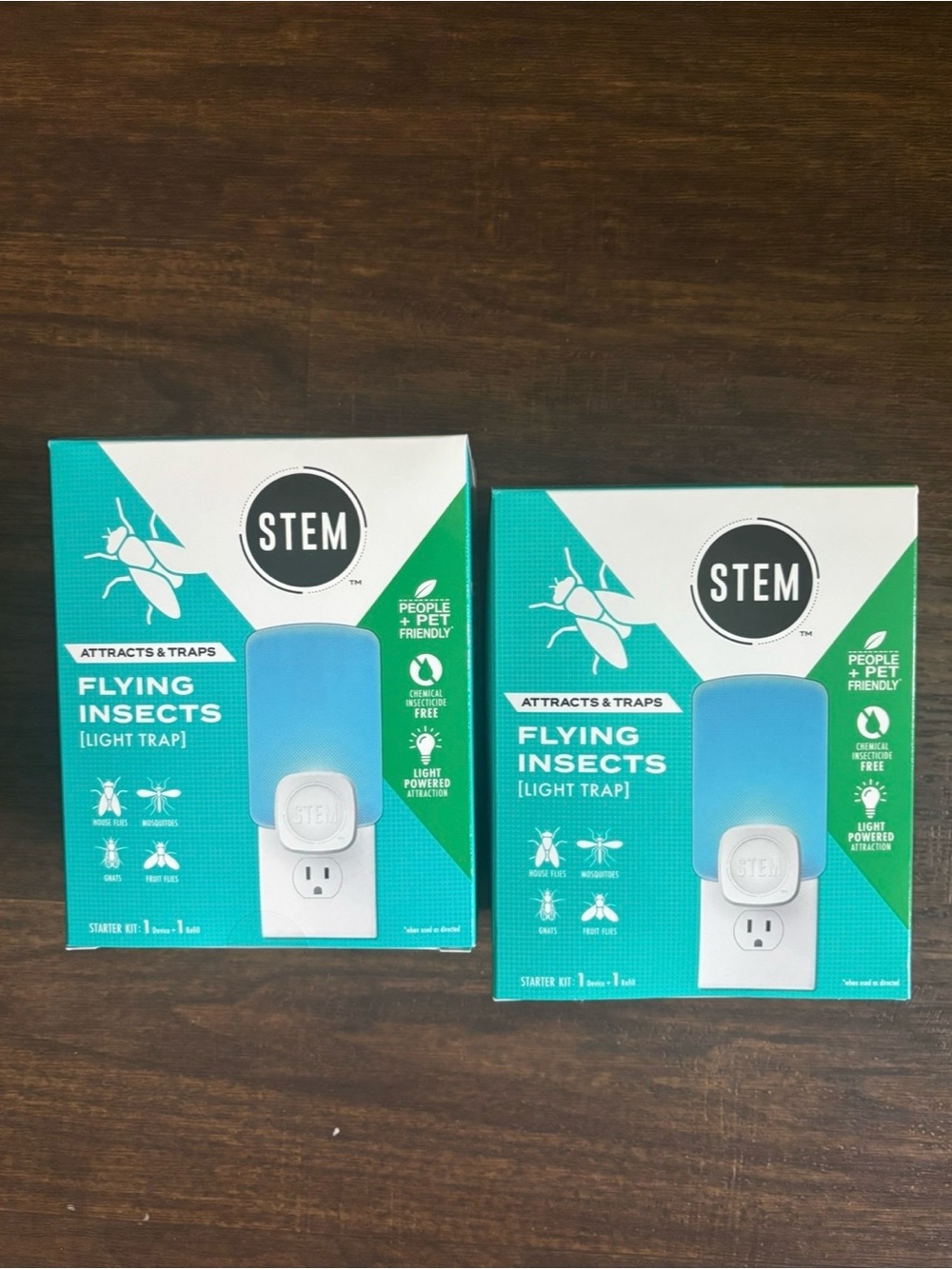 Unopened insect traps